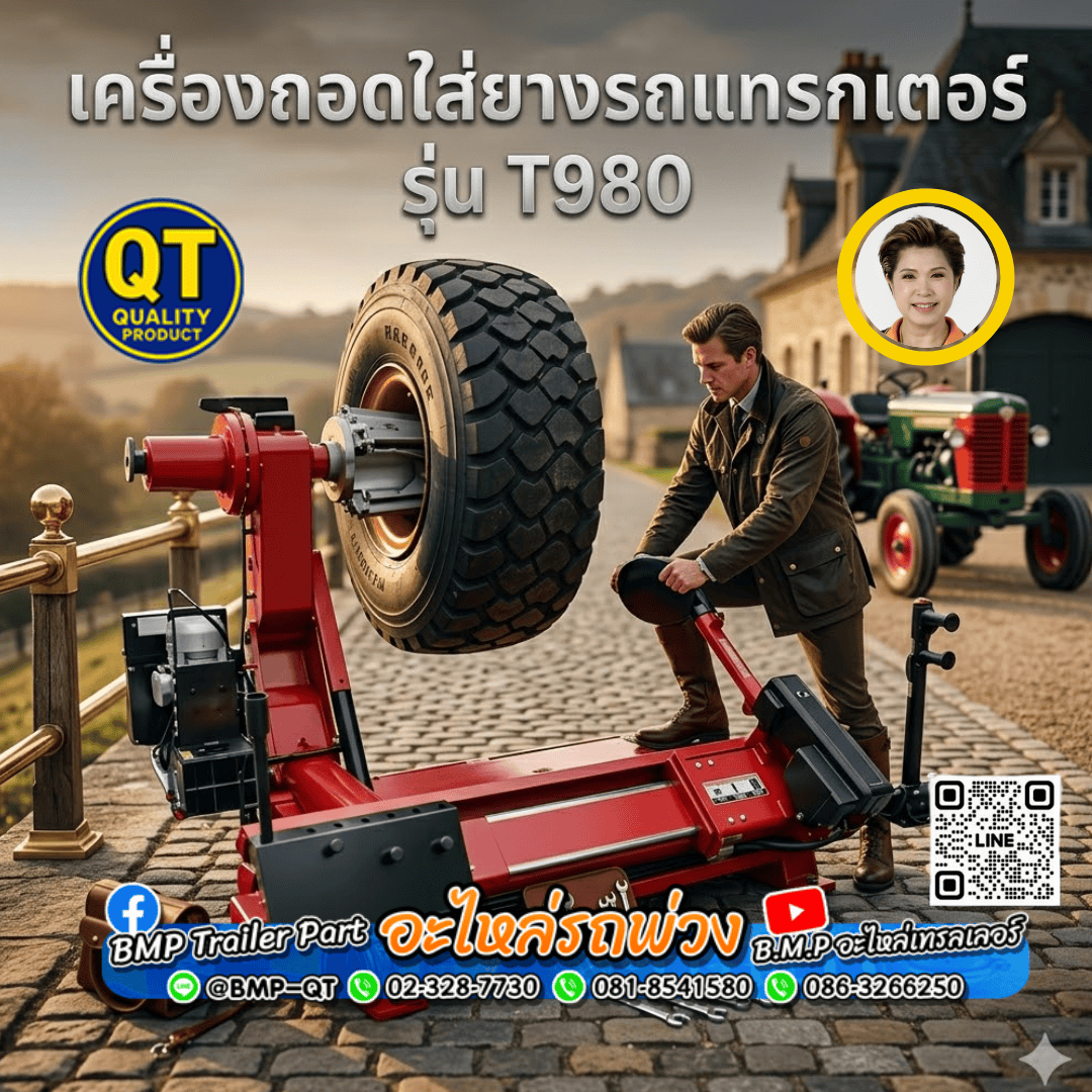 เครื่องถอดใส่ยางรถแทรกเตอร์ รุ่น T980 