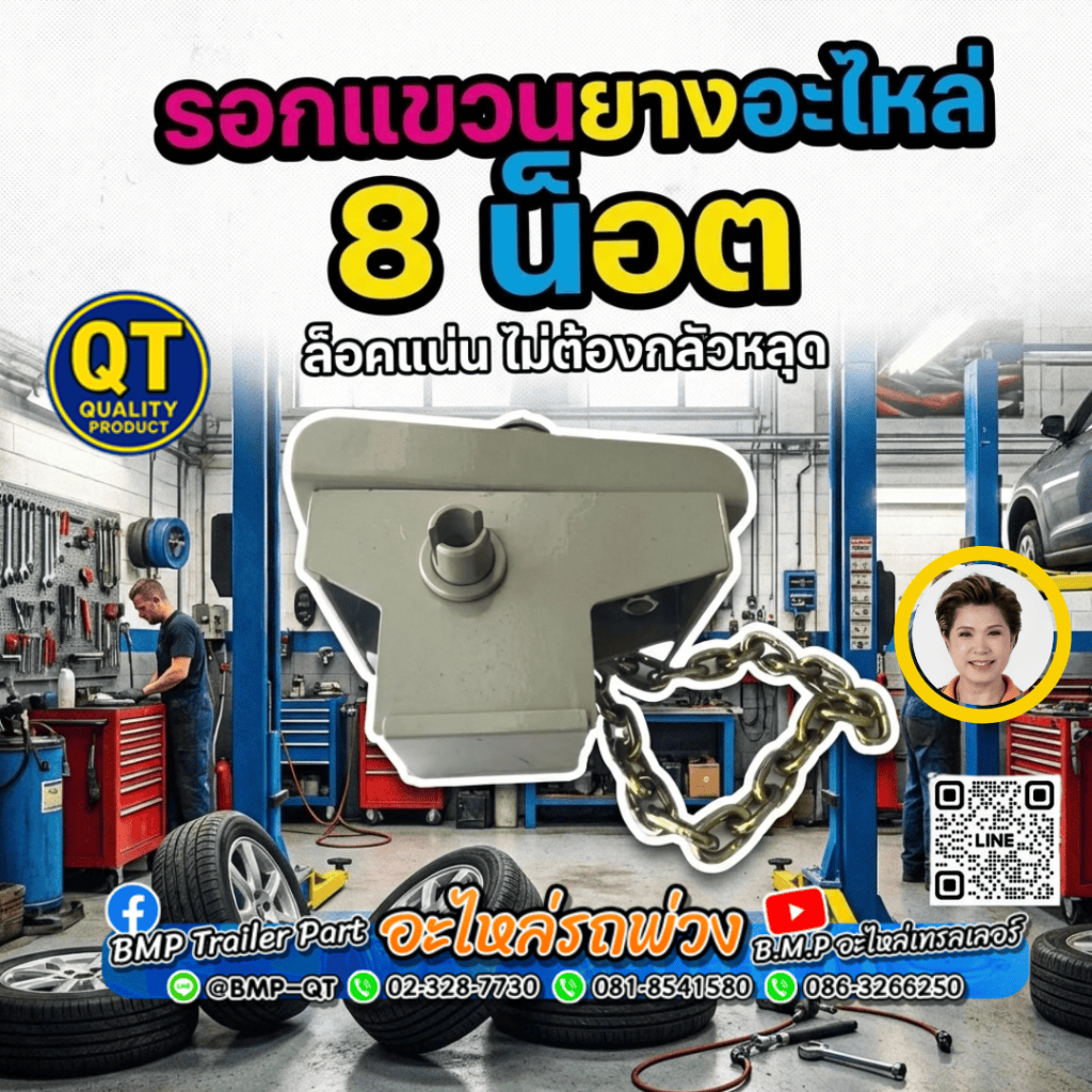 รอกแขวนยางอะไหล่ 8 น็อต